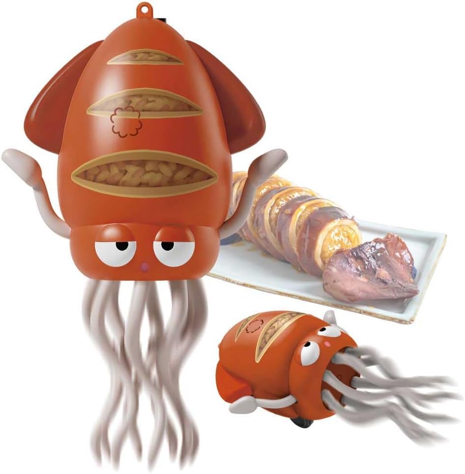 

Движущаяся Танцующая Игрушка Осьминог Кальмар, Электрическая Игрушка Кальмар со Светодиодной Подсветкой и Музыкой, Автоматический Датчик Обхода Препятствий, 8 Ног, Перезаряжаемая через USB, Обучающий Робот