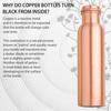 Copper Charge 950 Water Bottle, 1 Piece, Pure Copper, Leak-Proof, 16oz/475ml, BPA Free, Dishwasher and Microwave Safe (Design 3)