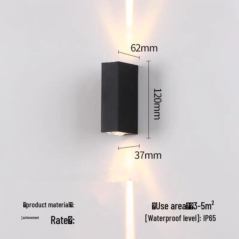 Modern LED Waterproof Outdoor Wall Lamp – Creative Design for Corridor