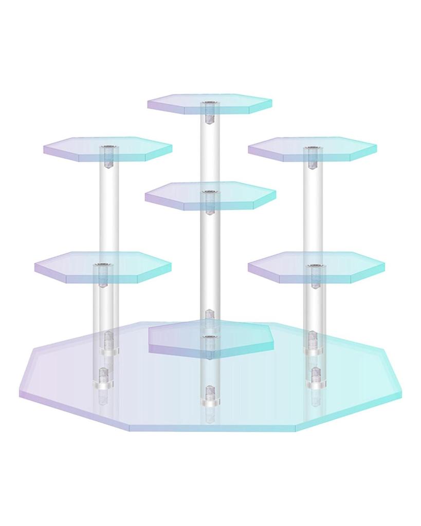 Stojan na displej Akrylový košíček na dezertní dort na narozeninovou svatbu