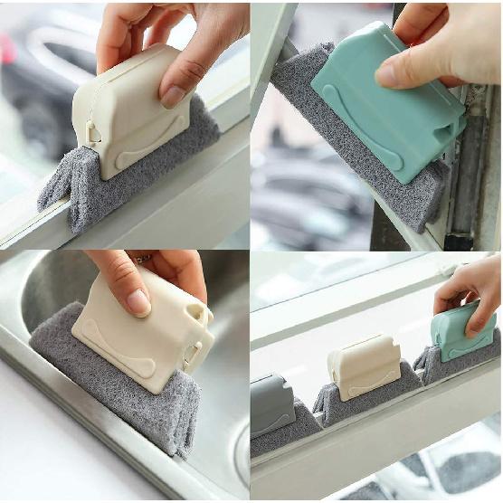 Window Groove Cleaning Brush Set Magic Window Track Cleaning Tools, Tile Lines Brush, Window Blind Duster