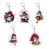 Genshin Impact 2D Keychain: Nilou, Nahida, Amber, Kaeya, Tighnari, Kazuha Pendant