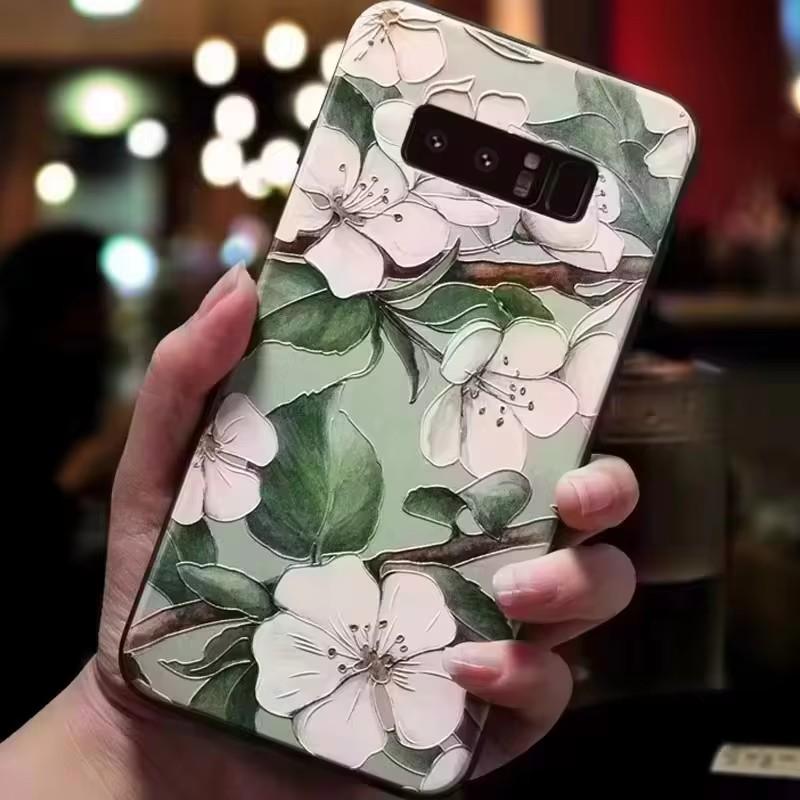Für Sony Xperia XZ2 / XZ2 Compact / XZ2 Premium Hülle 3D Blumenprägung Silikon Prägeabdeckungen für Sony Xperia XZ2 Premium Weich