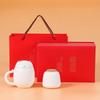 Lucky Cat Teacup & Tea Caddy Gift Set