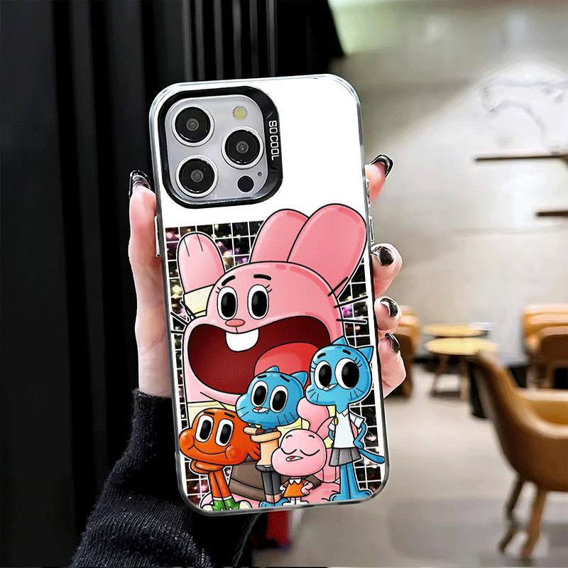 A-Amazing World G-Gumball Soft Phone Case for iPhone 15 16 17 Pro Max 17Air 16E 14 Plus 13 12 Mini Shockproof Cover Back Shell