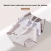 Ladies Spring and Autumn Fashion Pure Cotton 10A Antibacterial Extension Crotch Breathable Flat Angle Briefs