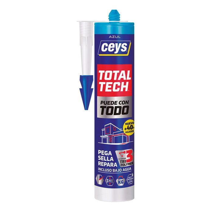 Scellant Adhésif - Ceys - Bleu Tech - 290ml - 100% Imperméable - Haute Polyvalence