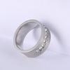 1/2Pcs Ring Trendy Delicate Fine Workmanship Exquisite Decorate Zircon Rhinestone Couple Ring