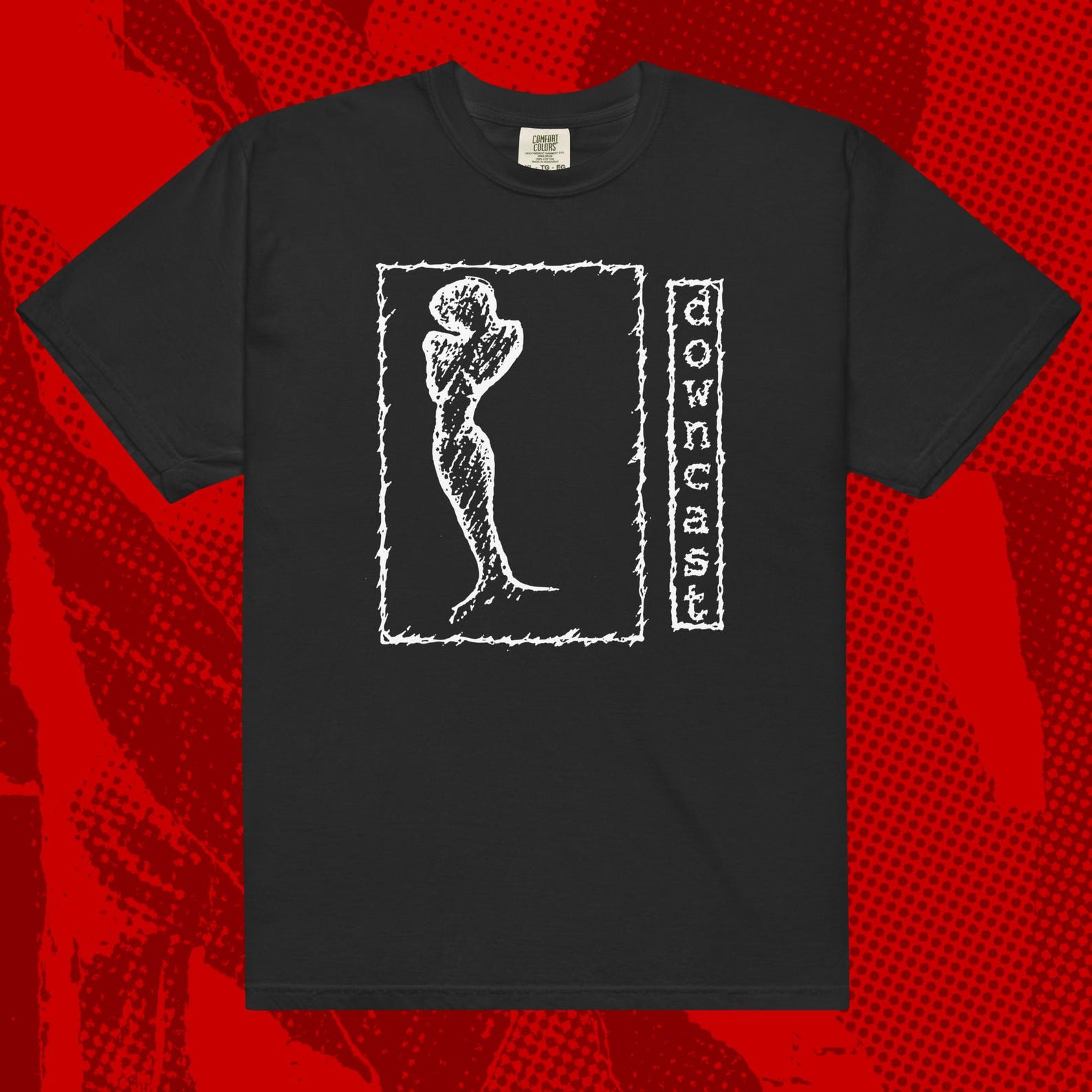 Downcast T-Shirt | Hardcore Punk Crudos Spitboy Frail L