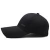 Men's Solid Color Long Brim Baseball Cap Outdoor Sports Sunscreen R Metal Hat Fishing Leisure Cap