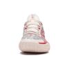 New LINING Speed 9 Premium Basketball Shoes Men Low Top Light Gray Pink ABAS071-4