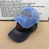 Soft Top Washed Denim Embroidered Baseball Cap Summer Light Breathable Cap Daily Sunshade Men's and Women's Hats New