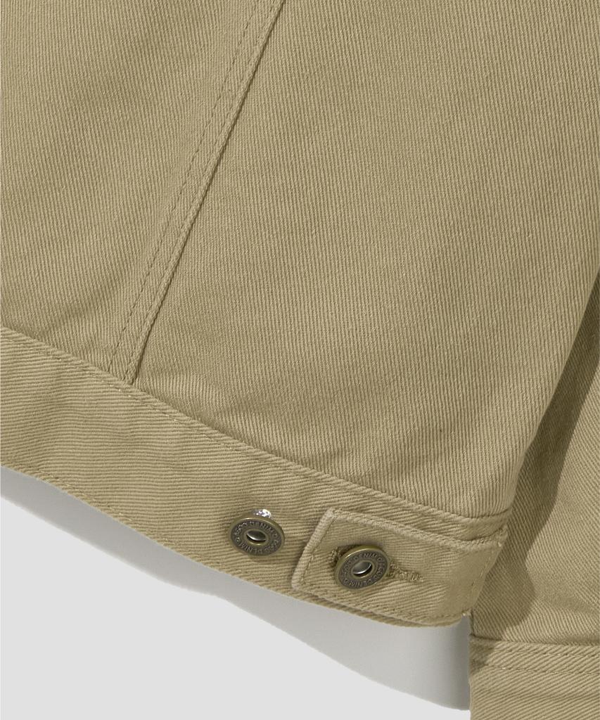Agod Washed Twill Work Jacket [Beige]