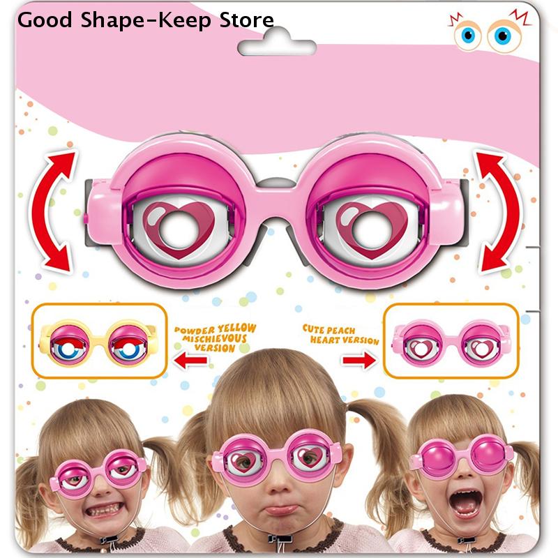 Winking Glasses For Shows & Parties – Kinetic Crazy Eyes Glasses Blinking Glass For Performances With Manual Blink Action
