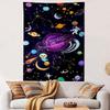 Kawaii Space Astronaut Corgi Dog Planets Stars Galaxy Wall Tapestry Cute Decor for Kids Bedroom Nursery Dorm Gift