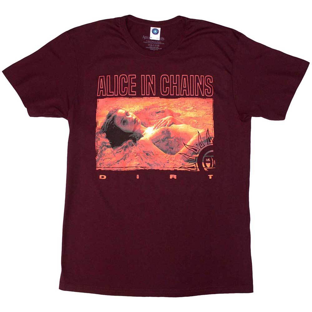 

Alice In Chains Dirt Orange T-Shirt Red New XL