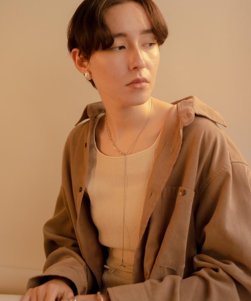 Novice Tokyo Mix Long Chain Necklace / Silver