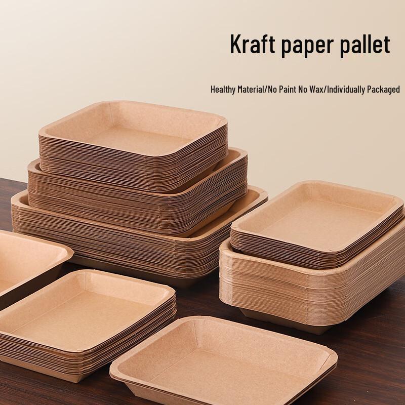 Disposable Kraft Boat-shaped BBQ Tray