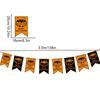 Decorative Happy Halloween Paper Banner Hanging Pumpkin Letter Flag  Haunted House