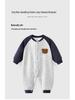 Baby Fleece-Lined Winter Jumpsuit: Cute Long-Sleeve Bodysuit for Cold Weather