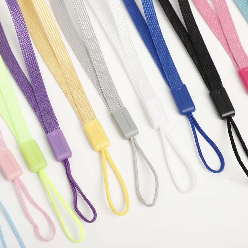 Nylon Hand Rope Cell Phone Hanging Strap Mobile Phone Colorful Short Straps Flexible Sling Colorful Rope