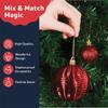 1box 4/6/8cm Christmas Decoration Shatterproof Plastic Christmas Ball Xmas Tree Hanging ornaments for Home Party Holiday Navidad