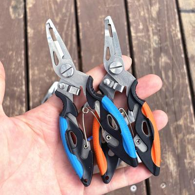Fishing Pliers Fishing Plier Scissor Multifunction Braid Line Lure Cutter Anti Slip Fishing Hook Remover Fishing Tackle Tool