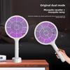 USB Rechargeable Dual-Purpose Electric Mosquito Swatter for Indoor Use