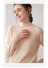 Seamless One-Piece Autumn/Winter Women's Baby Cashmere Half-High Neck Pullover Sweater