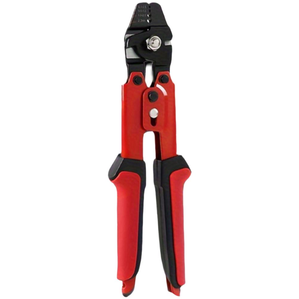 

10 Inch Crimping Pliers for Aluminum Sleeves Built with Stainless Steel Material for Rust Resistance and Long Term Durability A