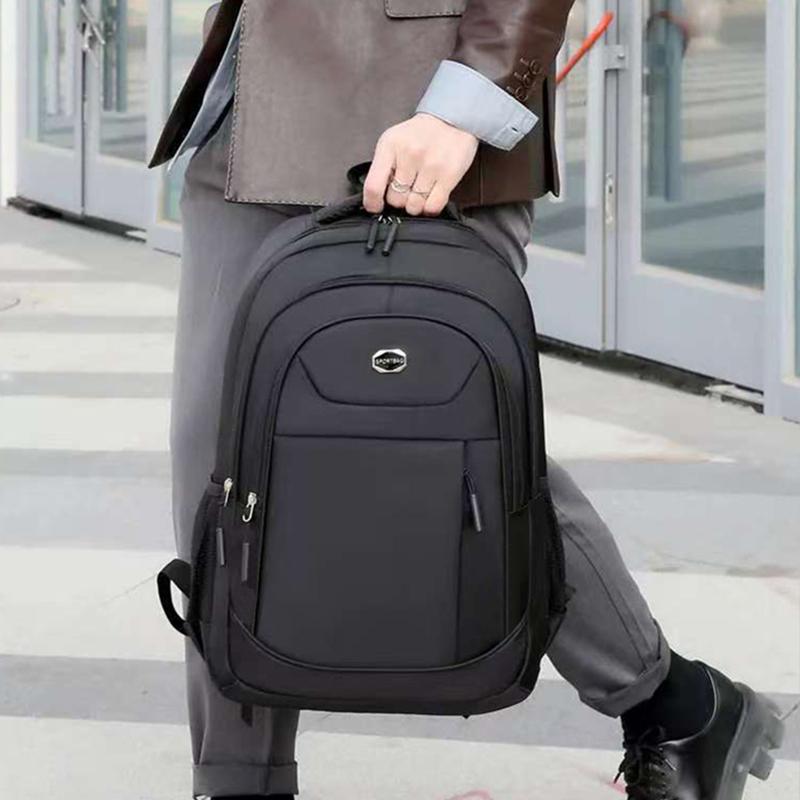 Men'S Double Shoulder Bag, Computer Backpack, Travel, Business Trip, Commuting, Tourism, Schoolbag, Student Backpack