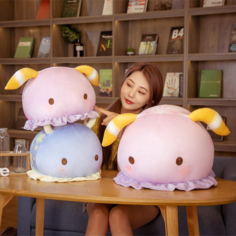 Blue Pink Manatee Plush Stuffed Toy Animal Doll  Souvenir Room Decoration Kid