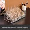 Multi-layer Transparent Cosmetic Organizer for Eyeshadow, Powder, Lipstick, Perfume, and Nail Polish