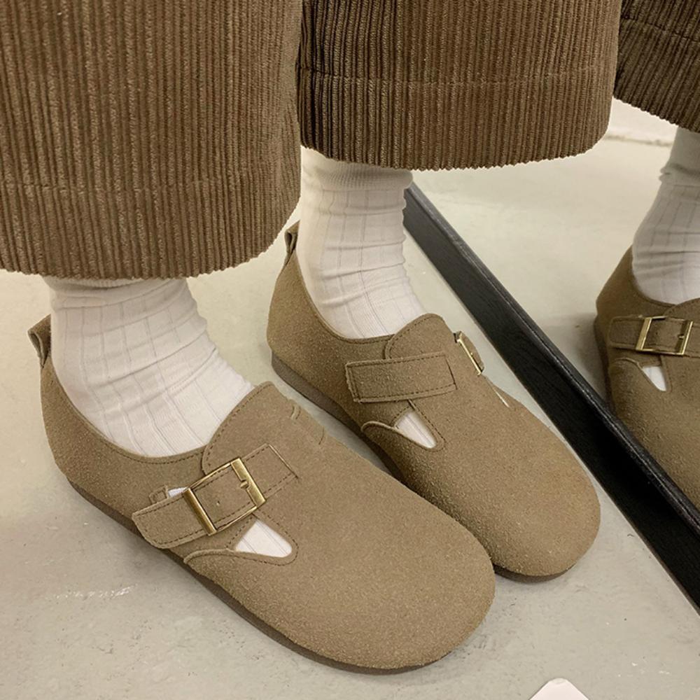 Новые туфли женские туфли на плоской подошве с круглым носком повседневные кроссовки — фото 4