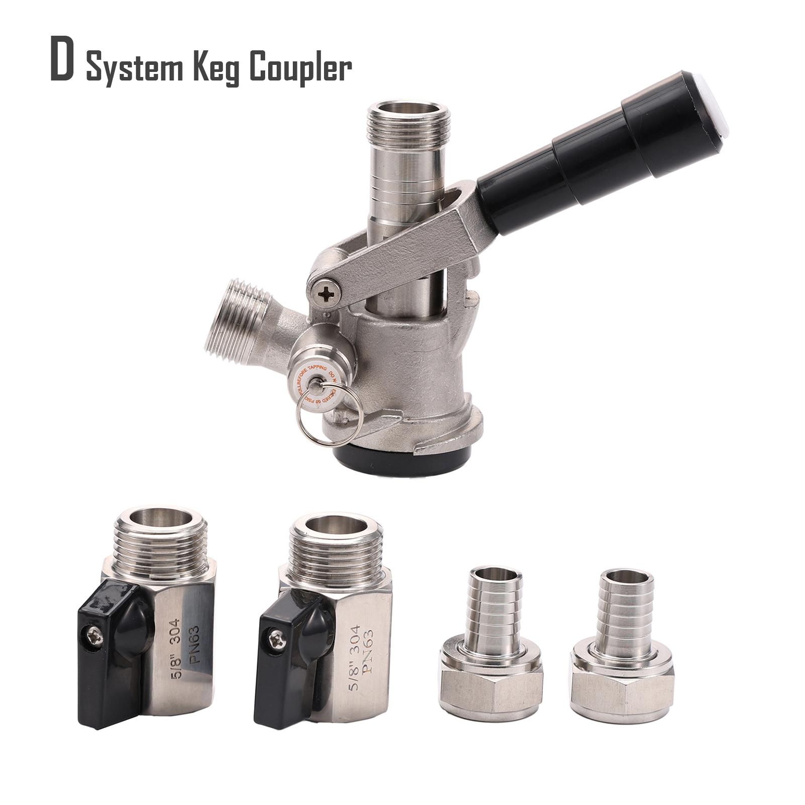 Keg Washing and Filling Coupler with