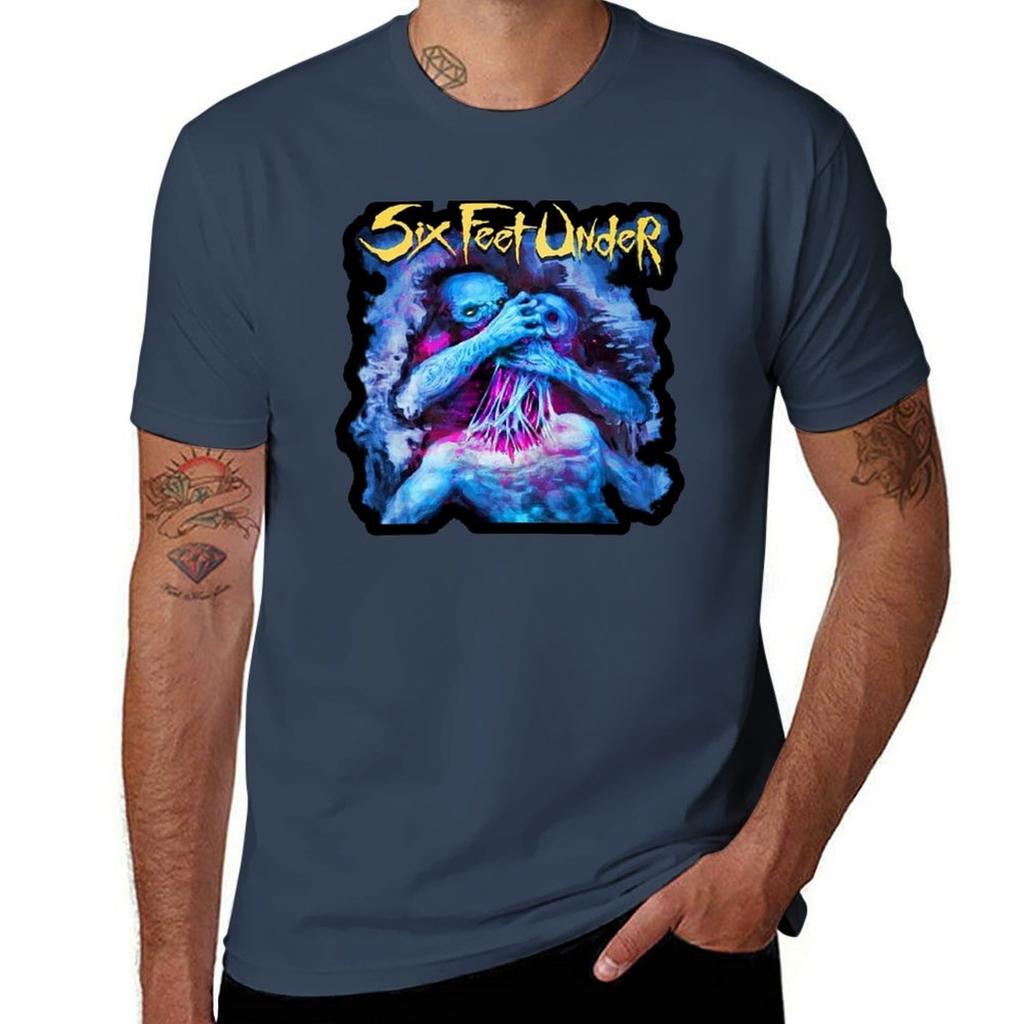 Six Feet Under Band Artwork T-Shirt Sommer Mode Lässiges T-Shirt