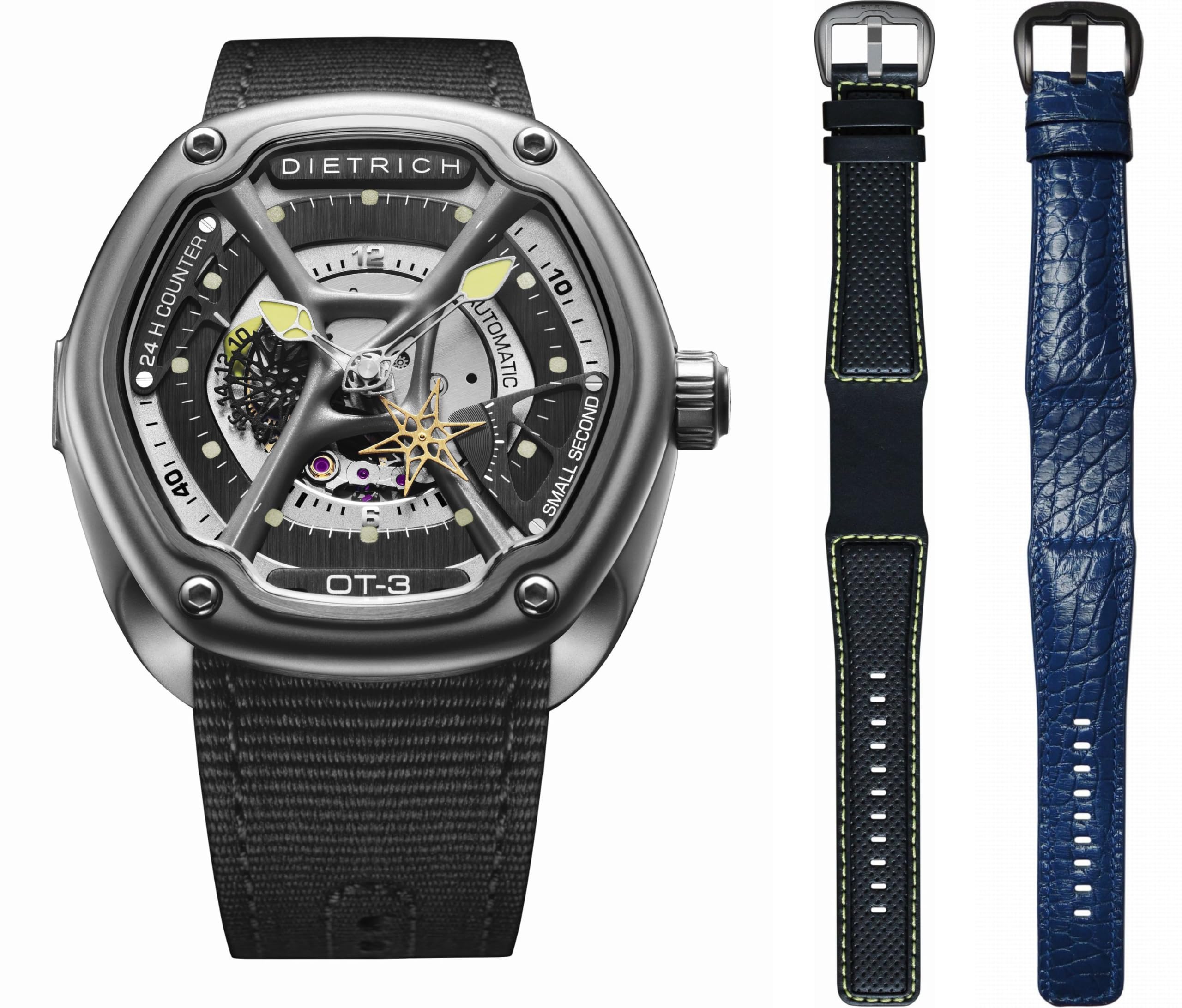 

Mechanical Automatic Watch DROT003S1 Black [Dietrich] ORGANIC-TIME-3 Men s