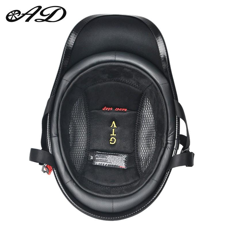 3C Certified Retro-Style Half Motorcycle Helmet Men Women ABS Shell Universal Fit Summer-Friendly Open Face Design