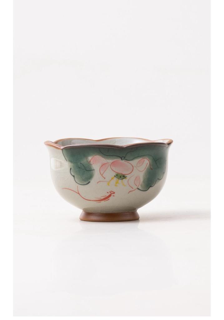 Ge Kiln Hand-Painted Ceramic Tea Cups Set - Pair of Gongfu Cups with Gift Box, Customizable Logo for Business Gifts