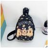 New Capybara Shoulder Bag Cartoon Animal Lightweight Chest Bag Nylon Coin Purse For Kids
