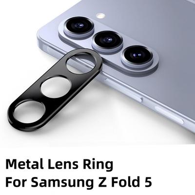 Metal Camera Ring Protector for Samsung Z Fold 5 ZFold 4 3 Lens Cover Anti-scratch Back Case for Galaxy Z Fold5 Camera Protective Cap