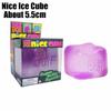 Needoh Mini Nice Ice Baby Teenie Velikost Berg Super Kostka Hračka Mačkací Pomalé Vracení Uvolňovač Stresu pro Úzkost Autismus Senzorická Hra
