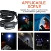 The Front Light USB Powerful LED Charging Sensing Headlights Night Outdoor Camping Hand -painted Flashlight Fishing Work Lamp