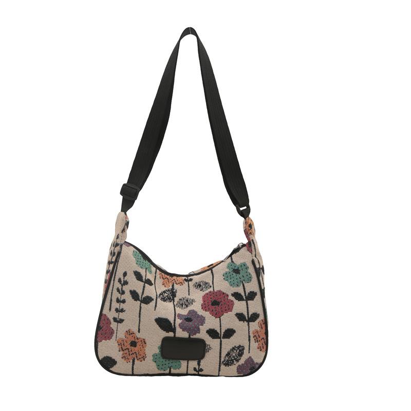 Foreign Style Underarm Niche Literary Niche Shoulder Fashion Bag Women  New Tote Bag Only Beautiful Women Bag