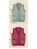 Grandma's Plus Velvet Knit Vest: Cozy Shawl for Middle-Aged and Elderly Women in Spring, Autumn, and Winter