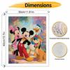 Disney Mickey Minnie Donald Pluto Oil Painting Hand Painting Art Kit Coloring Painting Handmade Diy Home Decoration Gift