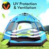 7 IN 1 Auto Setup Tent (3-4 Person) Double Layer Waterproof UV Resistant Camping Tent Sun Shelters for Outdoor Hiking Fishing Travel Beach