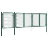 Steel Garden Gate 400 X 100 Cm Green