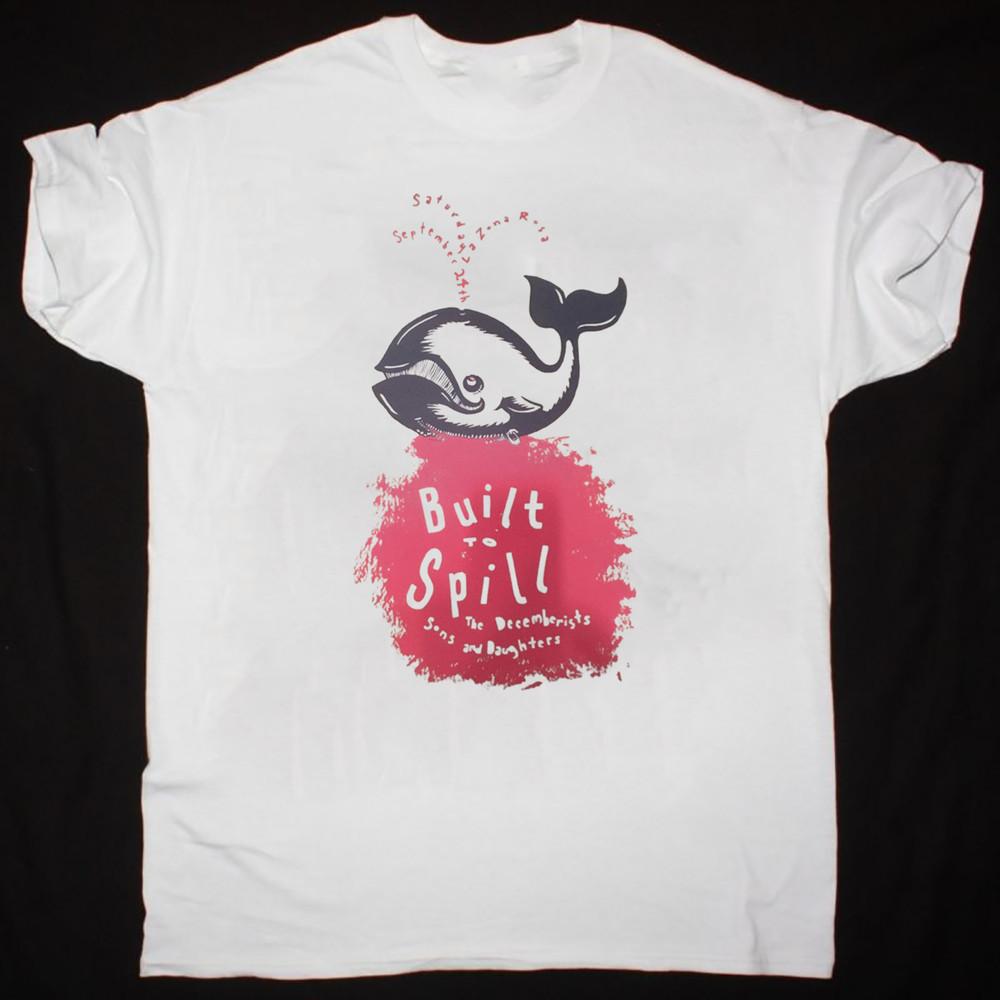 Built to Spill White T-Shirt Cotton Unisex Gift For Men Women RD119 Unisex T-Shirt S