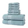 Cotton Towel Square Towel Bath Towel Eight-piece Set Class A Combed Long-staple Cotton Thickened Absorbent Comfortable Home Daily Necessities
